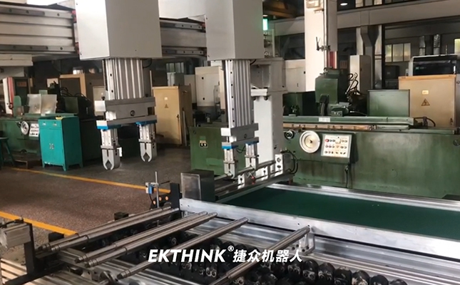 全自動上下料機器人,外圓磨床磨絲桿(圖2) 全自動上下料機器人