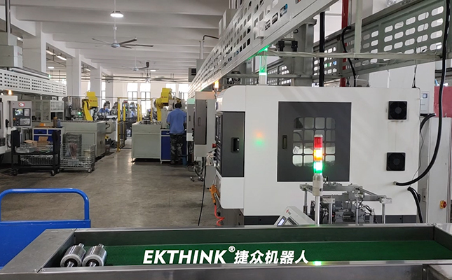 工業機器人上下料,轉子軸成品生產線(圖2) 工業機器人上下料